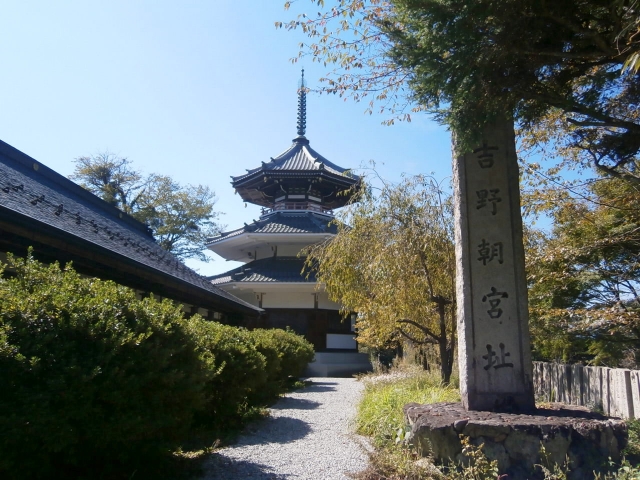 南朝　吉野朝宮跡